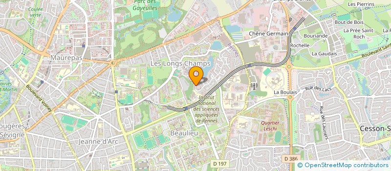 localisation de l'entreprise MADAME CLARA STICHELBAUT  RENNES