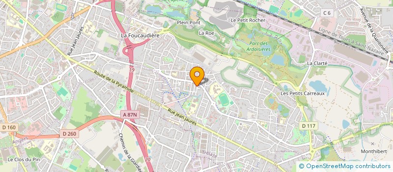 localisation de l'entreprise MADAME CLARA SUARD  TRELAZE