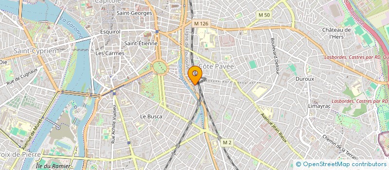 localisation de l'entreprise MADAME CLARA SUAREZ  TOULOUSE