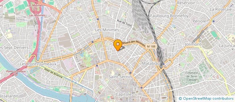 localisation de l'entreprise MADAME CLARA TAIT  TOULOUSE