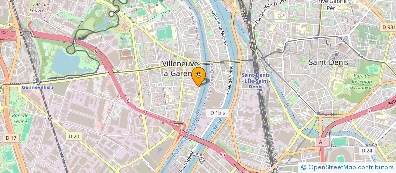 localisation de l'entreprise MADAME CLARA TAN  VILLENEUVE-LA-GARENNE