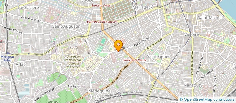 localisation de l'entreprise MADAME CLARA TANDILLE à BORDEAUX