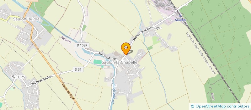 localisation de l'entreprise MADAME CLARA THEVENET  SAULON-LA-CHAPELLE