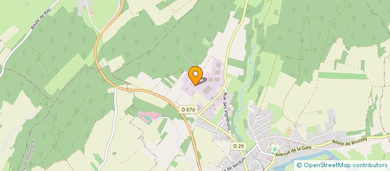 localisation de l'entreprise MADAME CLARA THIEBAUT  MARNAY