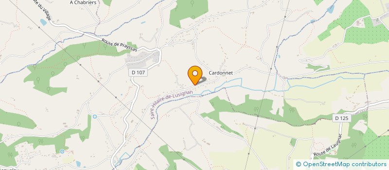 localisation de l'entreprise MADAME CLARA TILATTI  SAINT-HILAIRE-DE-LUSIGNAN