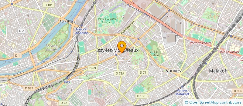 localisation de l'entreprise MADAME CLARA TORELLI à ISSY-LES-MOULINEAUX