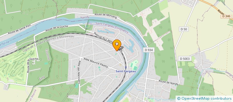 localisation de l'entreprise MADAME CLARA TRAPIED  SAINT-FARGEAU-PONTHIERRY