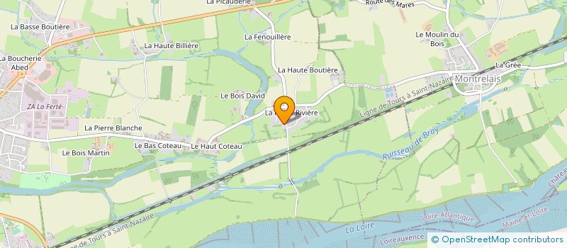 localisation de l'entreprise MADAME CLARA TRICHET  LOIREAUXENCE