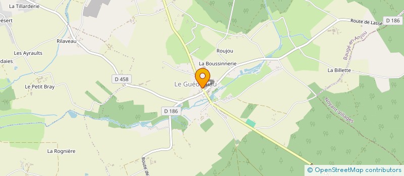 localisation de l'entreprise MADAME CLARA TROUILLEZ  BAUGE-EN-ANJOU