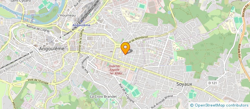 localisation de l'entreprise MADAME CLARA VALENTINE à ANGOULEME
