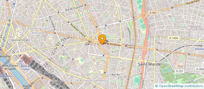 localisation de l'entreprise MADAME CLARA VALLINO  PARIS