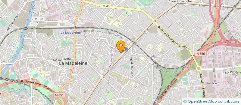localisation de l'entreprise MADAME CLARA VANDEVILLE à LILLE