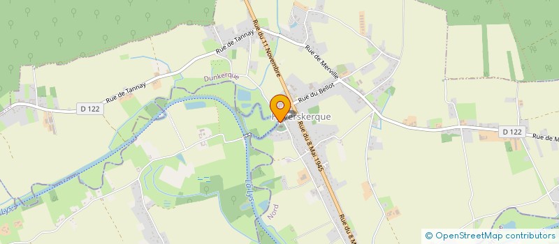 localisation de l'entreprise MADAME CLARA VANTORRE  HAVERSKERQUE