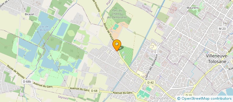 localisation de l'entreprise MADAME CLARA VAQUERO  FROUZINS