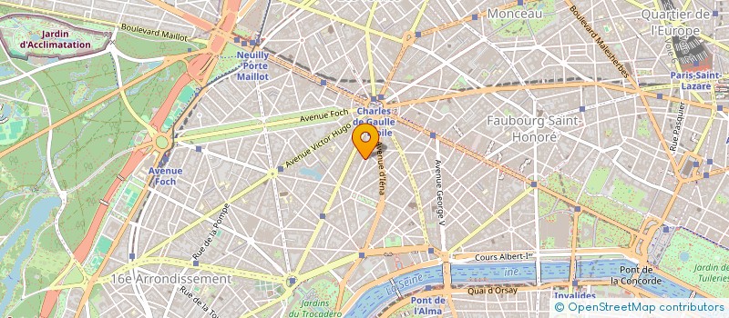 localisation de l'entreprise MADAME CLARA VAUDELIN  PARIS