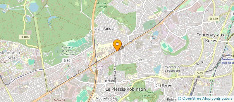 localisation de l'entreprise MADAME CLARA VERNET à CLAMART