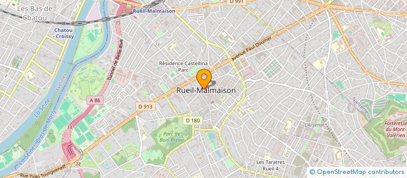 localisation de l'entreprise MADAME CLARA VINCENT à RUEIL-MALMAISON