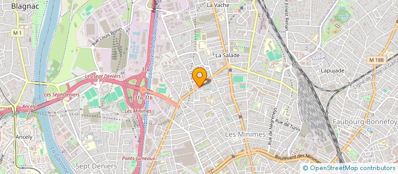 localisation de l'entreprise MADAME CLARA WEIS  TOULOUSE