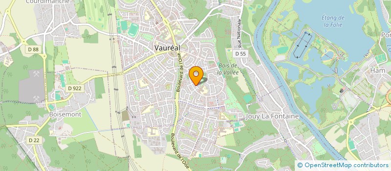 localisation de l'entreprise MADAME CLARA WRZOCHOL  VAUREAL