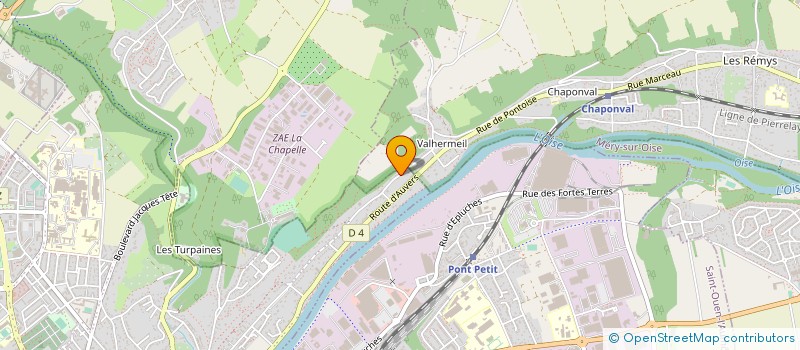 localisation de l'entreprise MADAME CLARE DUNCUMB à PONTOISE