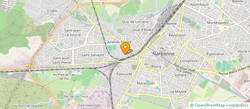 localisation de l'entreprise MADAME CLARE HORSEMAN  NARBONNE