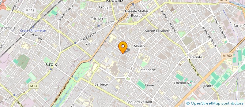 localisation de l'entreprise MADAME CLARE JULIAN  ROUBAIX