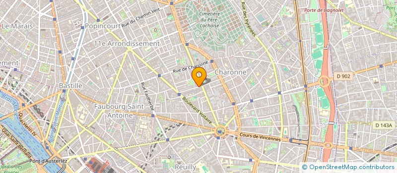 localisation de l'entreprise MADAME CLARE MC GIBBON  PARIS