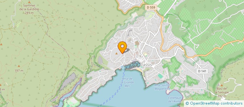 localisation de l'entreprise MADAME CLARE MICHELE MARSLAND  CASSIS