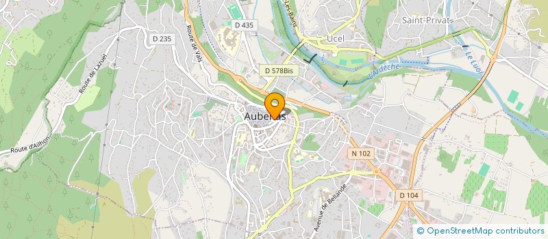 localisation de l'entreprise MADAME CLARE WALSH à AUBENAS