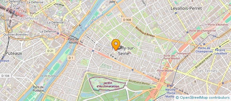 localisation de l'entreprise MADAME CLARENCE CASSARD à NEUILLY-SUR-SEINE