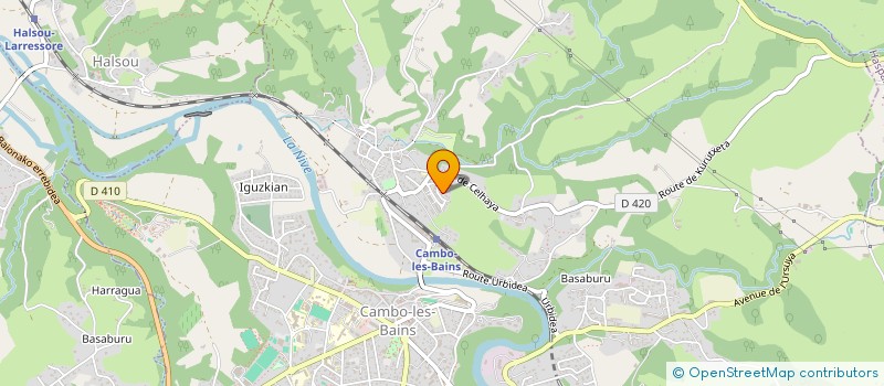 localisation de l'entreprise MADAME CLARENCE DESPORT  CAMBO-LES-BAINS