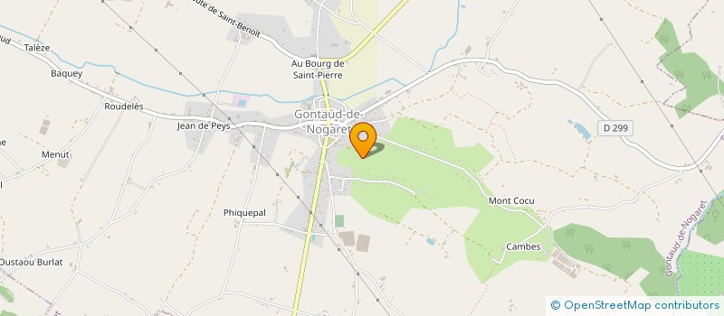 localisation de l'entreprise MADAME CLARENCE HOARAU  GONTAUD-DE-NOGARET