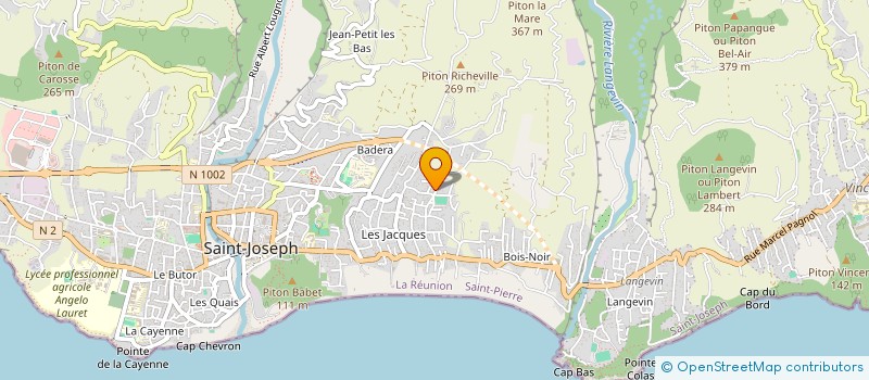 localisation de l'entreprise MADAME CLARENCE LEBON à SAINT-JOSEPH