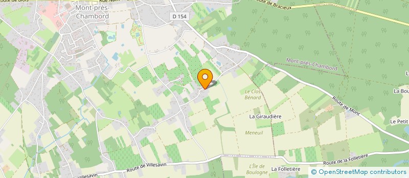 localisation de l'entreprise MADAME CLARICE AMIOT  MONT-PRES-CHAMBORD