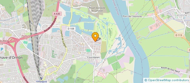 localisation de l'entreprise MADAME CLARICE BLAINVILLE  VILLENAVE-D'ORNON