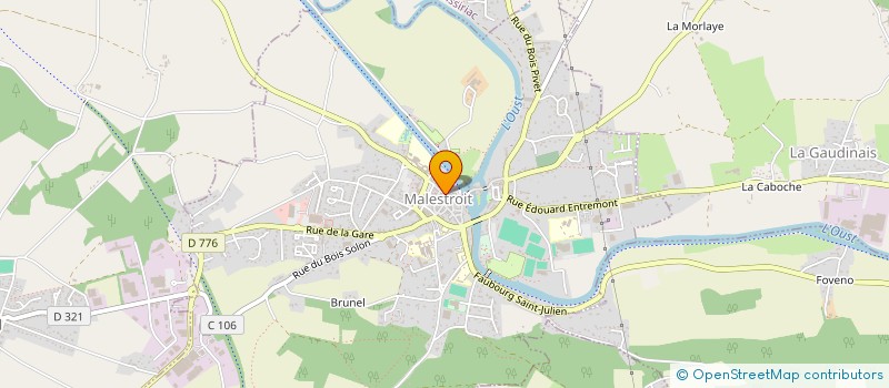 localisation de l'entreprise MADAME CLARICE GRIGNON  SAINT-CONGARD