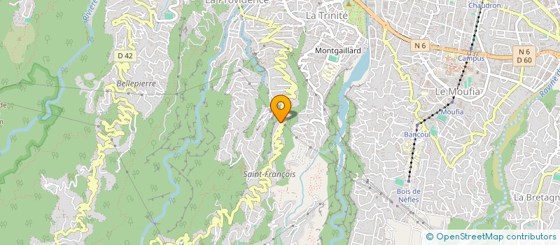 localisation de l'entreprise MADAME CLARICE MAILLOT  SAINT-DENIS