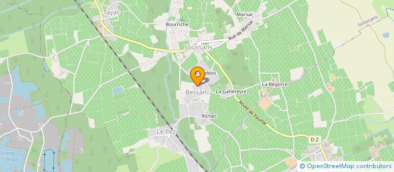 localisation de l'entreprise MADAME CLARICE SANTANA  SOUSSANS