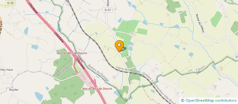 localisation de l'entreprise MADAME CLARICE VERINES  BELFORT-DU-QUERCY