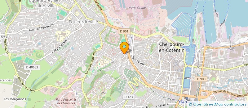 localisation de l'entreprise MADAME CLARILUZ MADE FIGUEREO  CHERBOURG-EN-COTENTIN