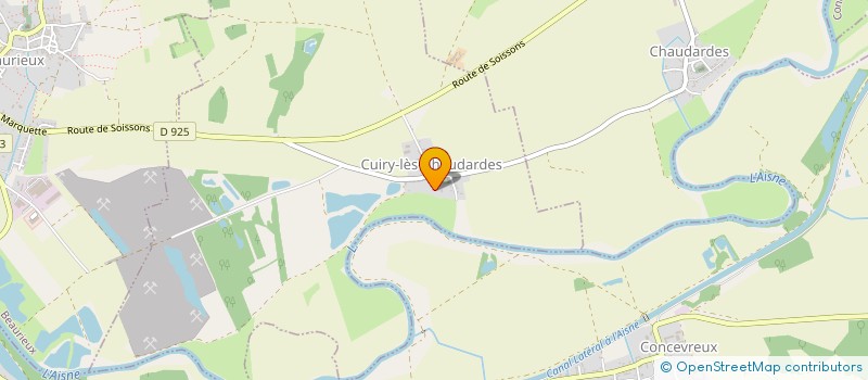 localisation de l'entreprise MADAME CLARINA GONZALES à CUIRY-LES-CHAUDARDES