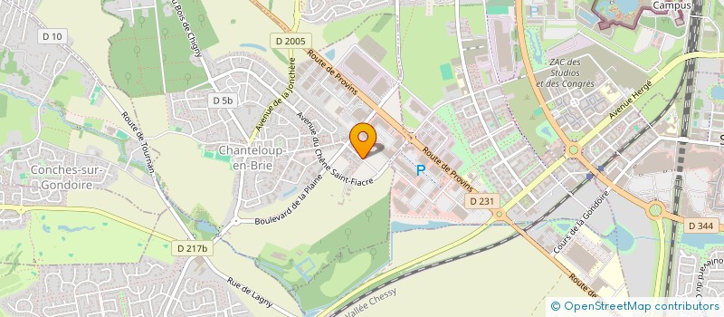 localisation de l'entreprise MADAME CLARINA TOMOU DIBAMI  CHANTELOUP-EN-BRIE