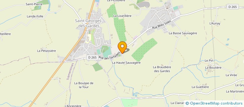 localisation de l'entreprise MADAME CLARINE FRADIN  CHEMILLE-EN-ANJOU