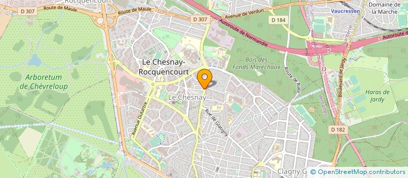 localisation de l'entreprise MADAME CLARINETTE ET COMPAGNIE à LE CHESNAY-ROCQUENCOURT