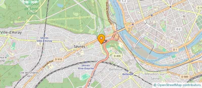 localisation de l'entreprise MADAME CLARISE BAZILUKA BUHIKA à SEVRES