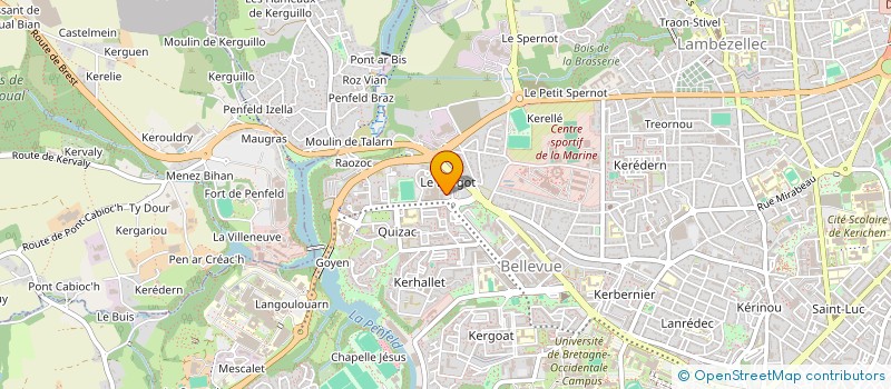 localisation de l'entreprise MADAME CLARISSA AFOO à BREST