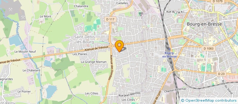 localisation de l'entreprise MADAME CLARISSA CASTELLA à SAINT-DENIS-LES-BOURG