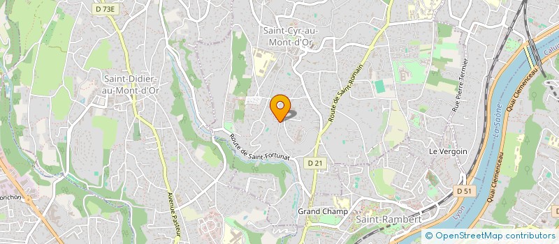 localisation de l'entreprise MADAME CLARISSA CHEVAL  SAINT-CYR-AU-MONT-D'OR