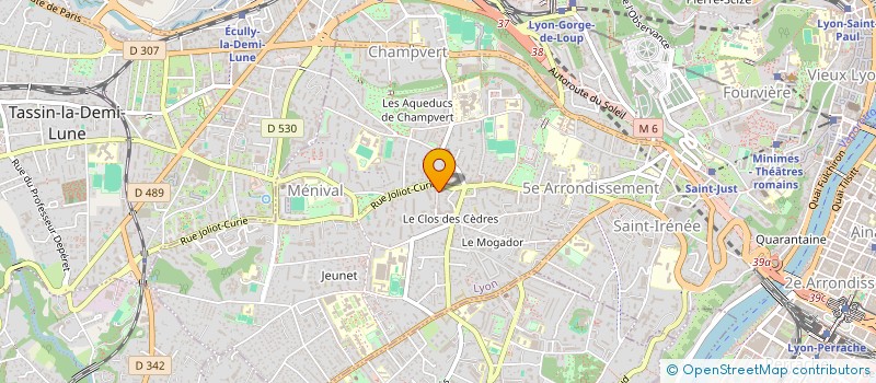 localisation de l'entreprise MADAME CLARISSA CIOCAN à LYON