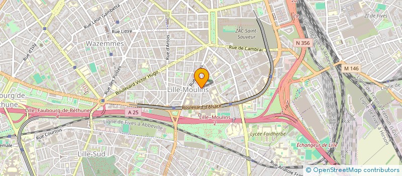 localisation de l'entreprise MADAME CLARISSA MANICORD à LILLE
